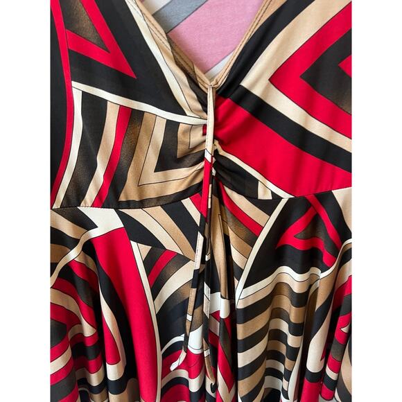 Y2K handkerchief asymmetrical top - Picture 3 of 5